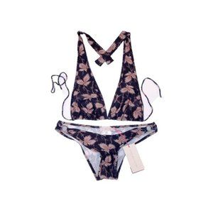 STELLA McCARTNEY Swimwear HALTER Top BIKINI Set ( 40)